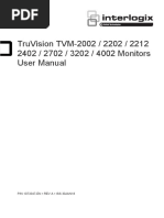 Truvision Tvm-2002 / 2202 / 2212 2402 / 2702 / 3202 / 4002 Monitors User Manual