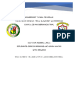 9.ensayo de Matrices Genessis Michelle Anchundia Macías