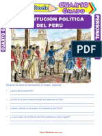 Constitución Política Del Perú para Cuarto Grado de Primaria