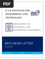 Bees News Letter: K S R Institute For Engineering and Technology