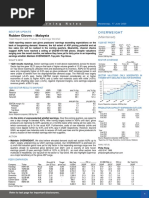 Rubber Gloves - Malaysia: Regional Morning Notes