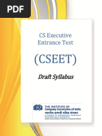 CS Executive Entrance Test: (Cseet)