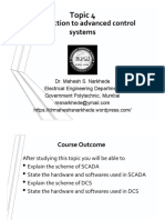 Introduction To Advanced Control Systems: Topic 4