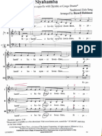 Si-Yae - : Three-Part Mixed, Traditional Zulu Song Arranged by Russell Robinson