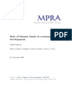 Role of Islamic Banks in Economic Develo PDF