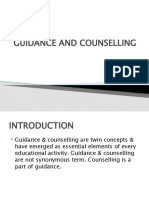 Guidance and Counselling