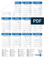 Calendario 2050 PDF