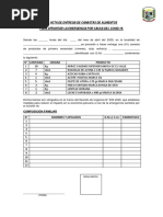 Acta de Entrega de Canastas Defensa Civil PDF