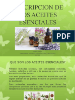 Descripcion de Los Aceites Esenciales