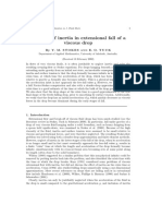 2004 - Stokes, Tuck - The Role of Inertia in Extensional Fall of A Viscous Drop - Journal of Fluid Mechanics