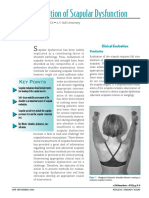 Clinical Evalution of Scapular Dysfunction