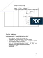 Lesson Plan Format For A Clil Lesson