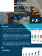 Prognostic Health Management For Car Service: Click To Edit Master Title Style