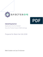 Prepared For Black Hat USA 2018: Subverting Sysmon