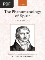 Phenomenology of Spirit - Inwood PDF