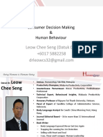 Consumer Decision Making and Human Behaviour