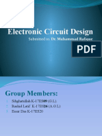 Electronic Circuit Design