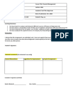 Financial Management Report