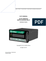 El731 Manual Ac/Dc Sensitive Earth-Leakage Relay: REVISION 6-F-032816