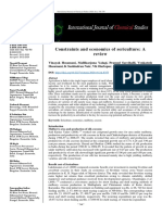 Constraints and Economics of Sericulture: A Review