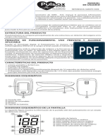 MANUAL GMDPX-500E Pulsioximetro PDF