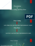 Presentation On Price Ceilings & Price Floors