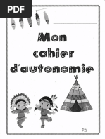 Cahier Autonomie PS Final - PDF Version 1