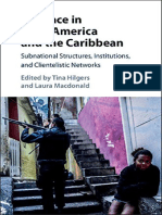 Hilgers, Tina - MacDonald, Laura - Violence in Latin America and The Caribbean - Subnational Structures, Institutions, and Clientelistic Networks-Cambridge U PDF