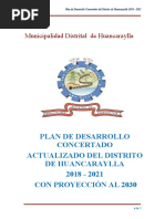 PDC Huancaraylla Actualizado 2018-2021