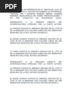 Cuestionario de Repreguntas Al Tenor Del Cual Se Repreguntara Al Testigo de Nombre Victor Manuel Vazquez Lira y Rodrigo Romero Ambriz