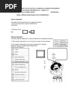 Actividad y Taller de Informatica 5to Grado 1