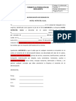 Formato Autorizacion Descuento Nomina 005 Revisado Cji