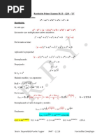 Resolución Primer Examen MAT1218