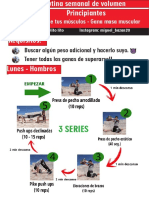 Rutina Semanal de Volumen Oficial PDF