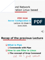 ITEC3116-SNAL-Lecture 16 - Linux Server Configuration