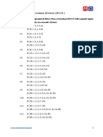 Esercizi Sul M.C.D. Massimo Comune Divisore PDF