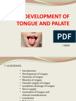 Development of Tongue and Palate