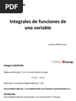 Clase - Integrales de Funciones de Una Variable