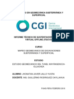 Imforme de Modulo 1 Mapeo Geomecanico PDF