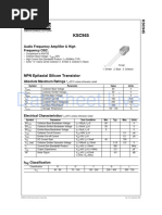 Datasheet - Live: NPN Epitaxial Silicon Transistor