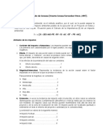 Evaluación de Impactos - Método de Conessa