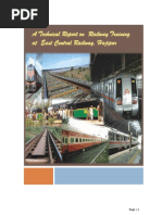 Training Report On Telecommunication and Signal Indian Railways