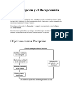 La Recepción y El Recepcionista