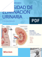 Necesidad de Eliminación Urinaria