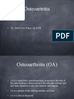 Osteoartritis: Dr. Dewi Nur Fiana.,Sp - KFR