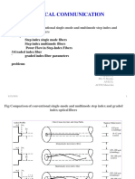 Compare Single Mode and Multimode Step Index and Graded Index Optical Fibers PDF