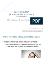 Openflow & Nox (& How The SDN Era Started) : Nick Mckeown & Natasha Gude Et Al