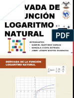 Derivada de La Función Logaritmo Natural