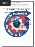 Laboratory Manual: Semester: - Viii