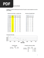 Handout 4: The Statistical Model